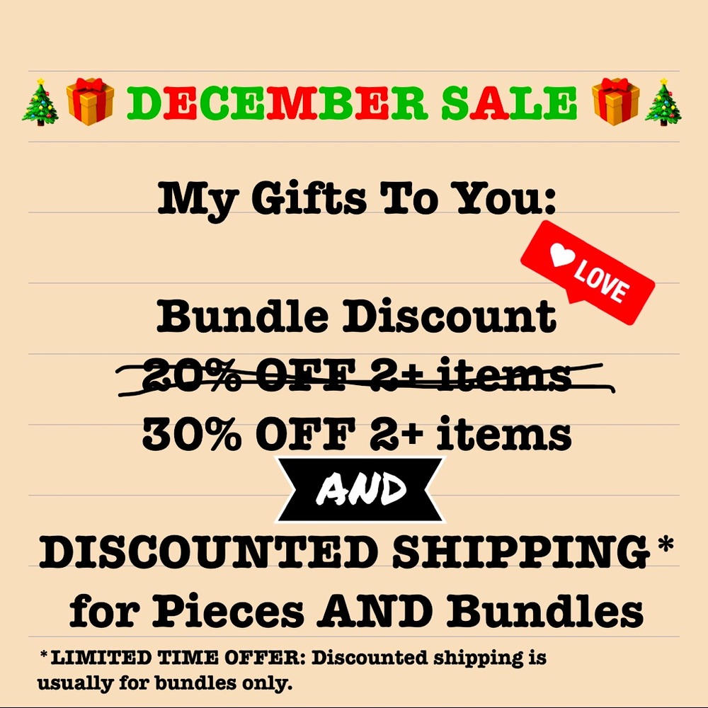 30% OFF + DISCOUNTED SHIPPING